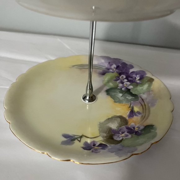 Vintage Plate Trinket Tier Stand - Picture 5 of 11